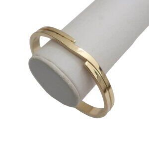 MARC JACOBS Gold tone bangle bracelet